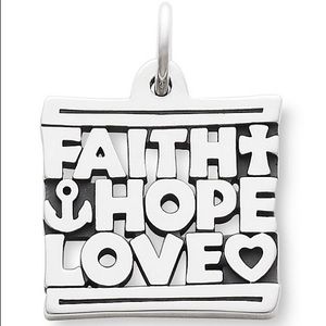 James Avery Faith hope love necklace